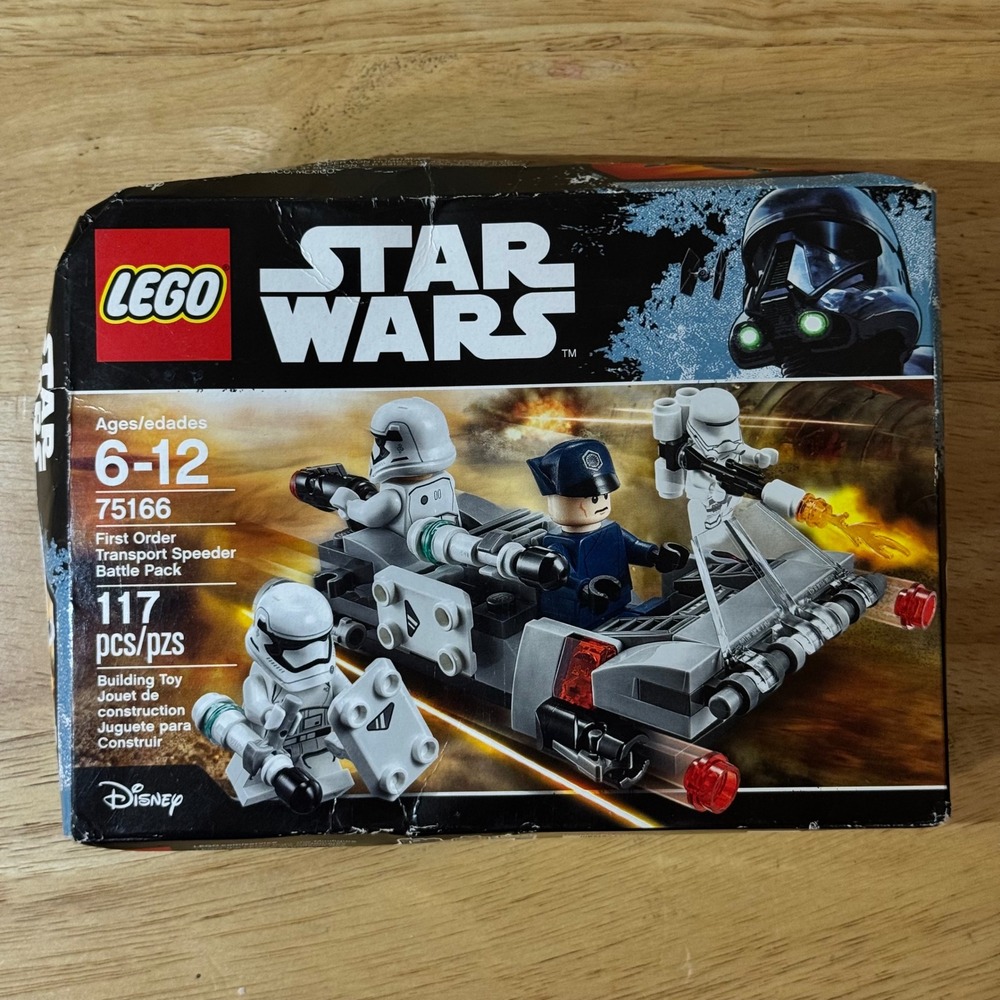 LEGO Star Wars First Order Transport Speeder Battle Pack 75166 Retired Set New